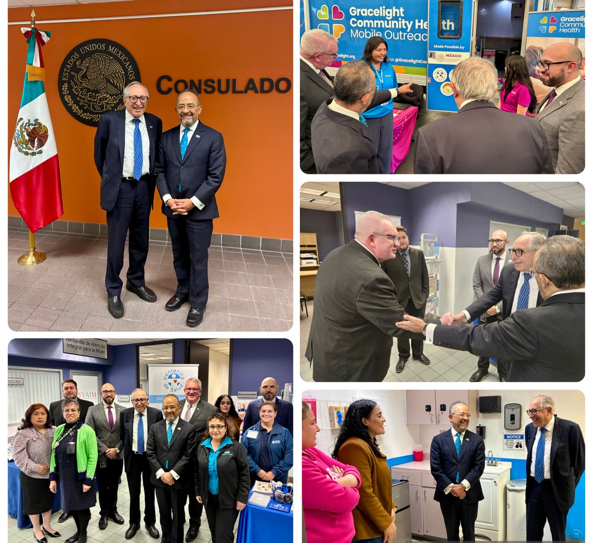 carlos_glezgtez's tweet image. Hoy recibimos la visita del secretario de Salud @SSalud_mx David Kershenobich. Le dimos a conocer las acciones que realiza @ConsulMexLan 🇲🇽 en coordinación con aliados comunitarios, para promover la prevención, el bienestar y el acceso a servicios de salud para nuestra comunidad.