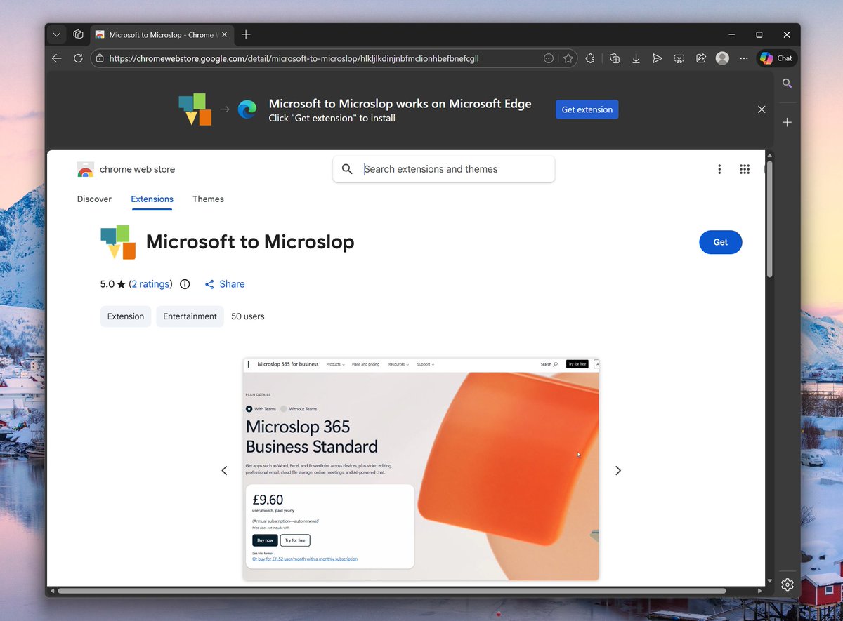 WindowsLatest's tweet image. Frustrated Windows 11 users are calling Microsoft “Microslop,” as the company continues to add Copilot and AI features to the OS.

One user has also created a Chrome extension that replaces “Microsoft” with “Microslop” across the internet.

Copilot in Windows originally appeared…