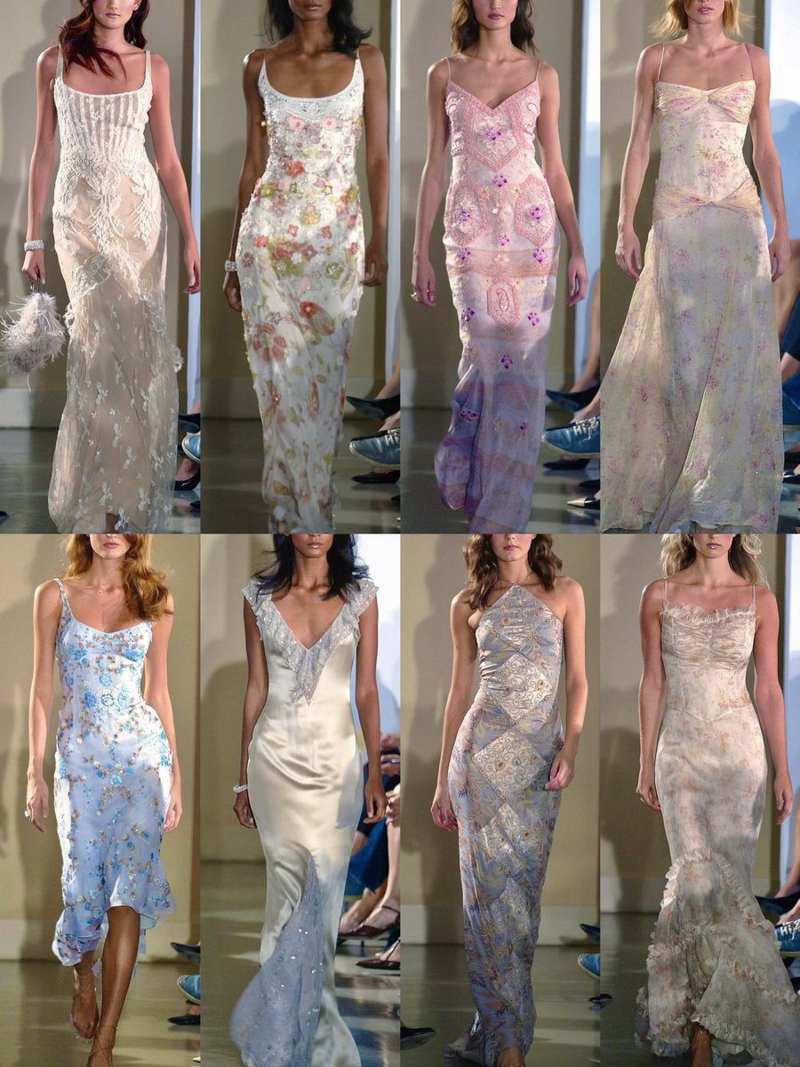 schiapearII's tweet image. Badgley Mischka, Spring-Summer 2003