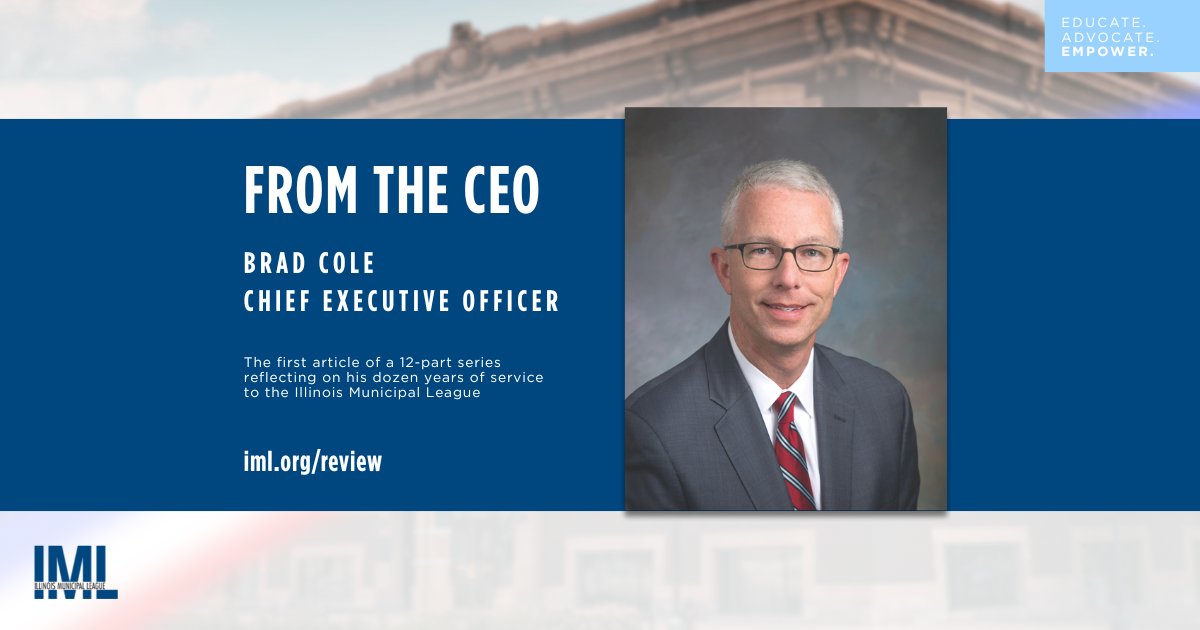 What can a dozen years of leadership teach us about local government?

<a href="/IMLLeague/">IML</a> Chief Executive Officer <a href="/BradCole_IML/">Brad Cole</a>  is launching a 12-part series reflecting on his dozen years of service to IML. January's column introduces a simple test for success: timely, accurate and