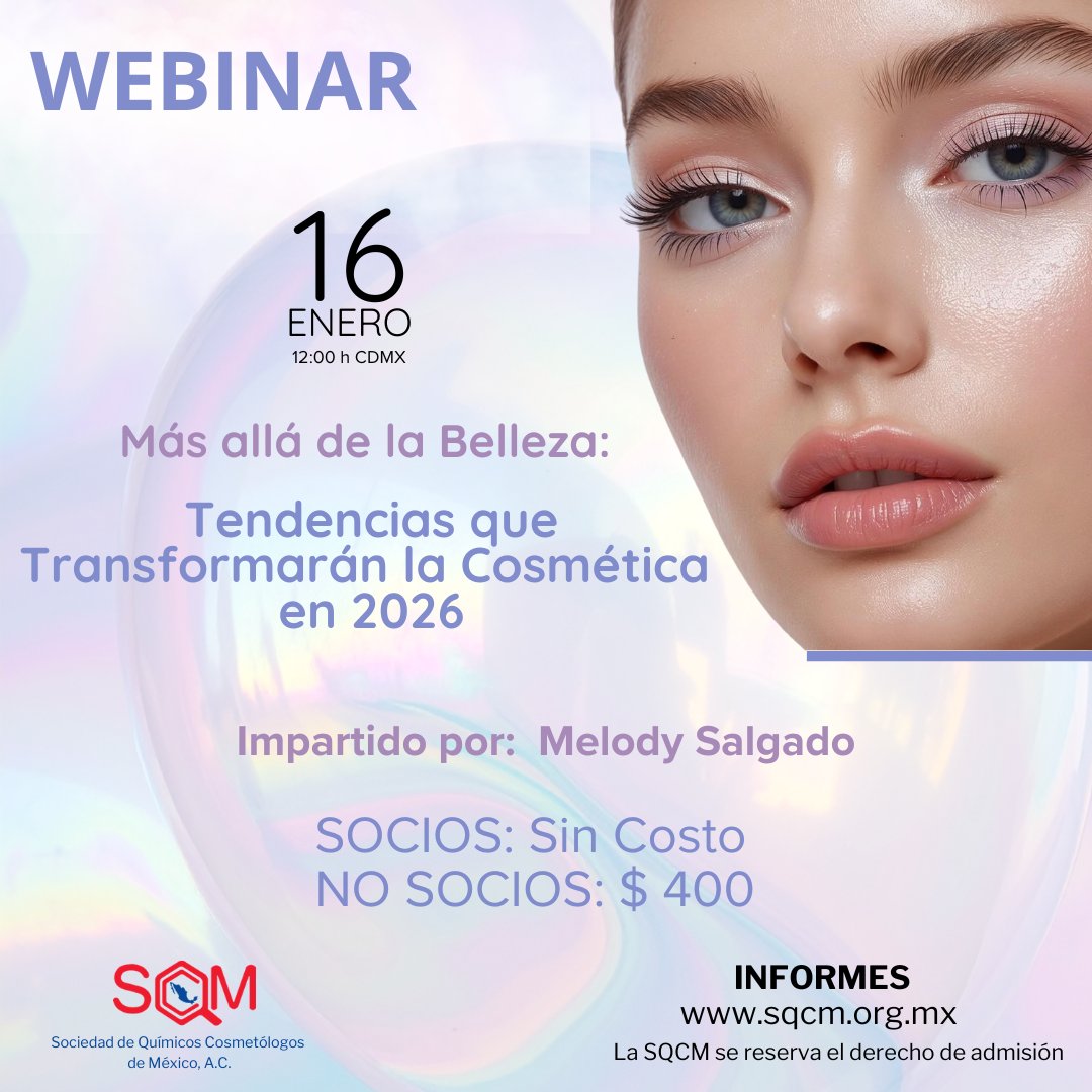 ¡HOY! 💡

⚠️ ÚLTIMO DÍA DE REGISTRO Y PAGO ⚠️

🫵 ¿Te imaginas perder la oportunidad de conocer las Tendencias que vienen a transformar la Cosmética? ⌛ ¡queda poco tiempo!, realiza tu registro y asiste al Webinar (VER IMAGEN)👇👇👇👇👇👇
👏  REGISTRO
attendee.gotowebinar.com/register/70092…