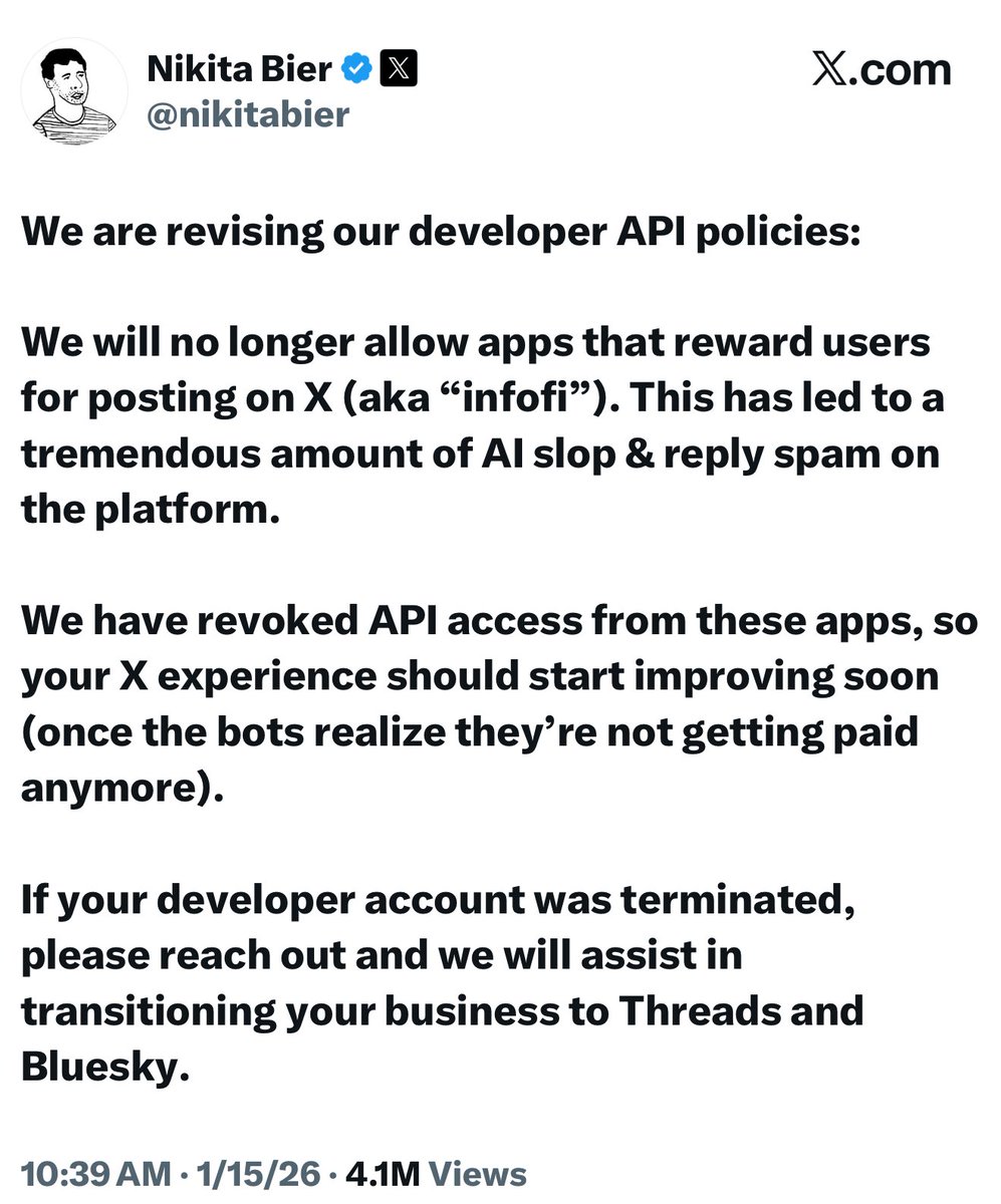 If you are affected by the recent death of InfoFi, you may be entitled to other options. 

Top referrers on <a href="/0xVDEX/">VDEX</a> are making 3-5k CASH right now. 

Pivot to VDEX. 🦈