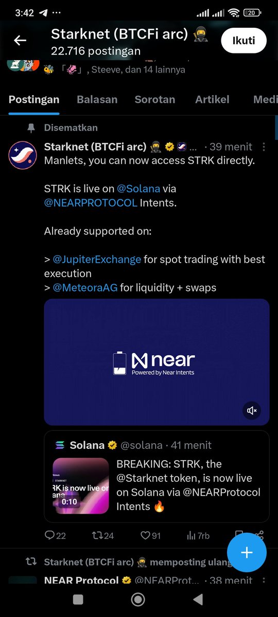 Gembel @starknet tetaplah gembel