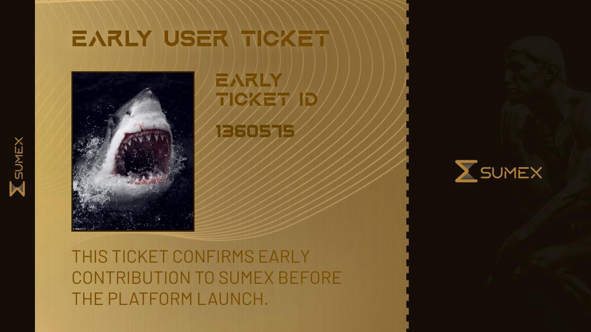 I want to become one of the EARLY BIRDS in <a href="/Sumex_Labs/">SUMEX | Web3 SuperApp</a>!

Only 15,000 roles - and they’re getting claimed fast.

Their first OG-PASS wave was claimed in just one day, I’m not missing this one.

TGE SOOOOOON!

btw - check out my excellent ticket