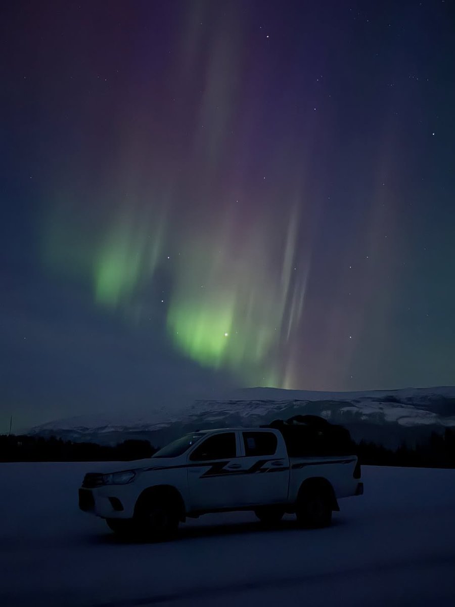 CarSighting's tweet image. I just read that Malik Al Sultan drove all the way from Saudi Arabia to Norway in his Hilux just to see the northern lights. It really makes me wonder why I didn’t buy a Hilux as my daily