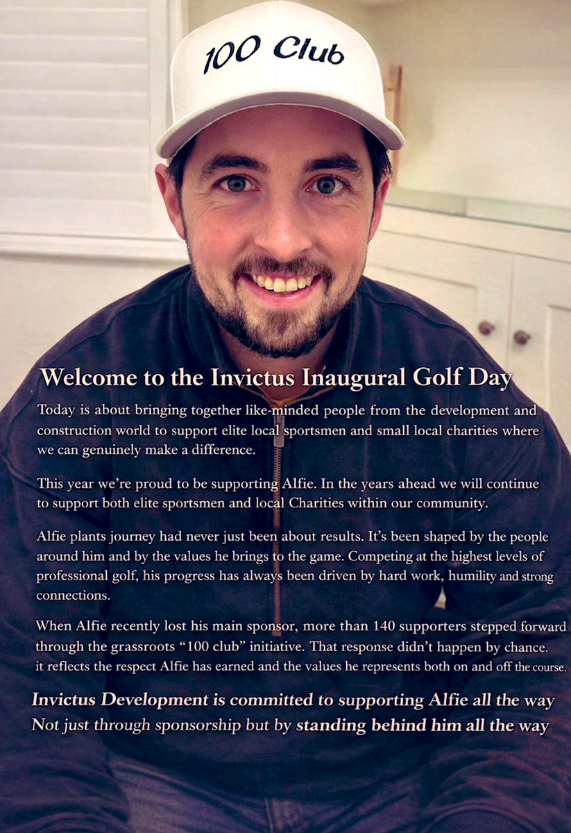 TeamalfieGolf's tweet photo. Build with Invictus #Realestatedevelopers #golfday @WestKentGC 10th April https://t.co/DlfC73GViy