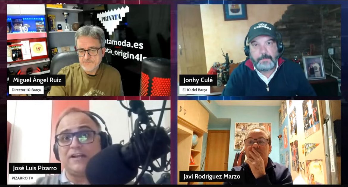 Hoy ha tocado recibir como madridista -pero también reflexionar- en el programa <a href="/10delBarca/">EL 10 DEL BARÇA</a> de mi buen amigo Miguel Ángel Ruiz.
