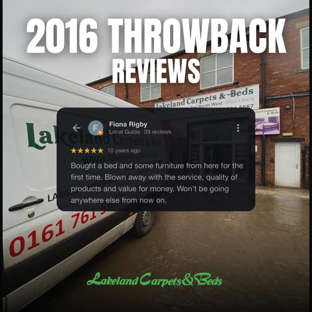 Jumping on the #2016trend with a Google review from ten years ago 👏 

A testament to our team and just how long we’ve been around here in Bury 🌟
