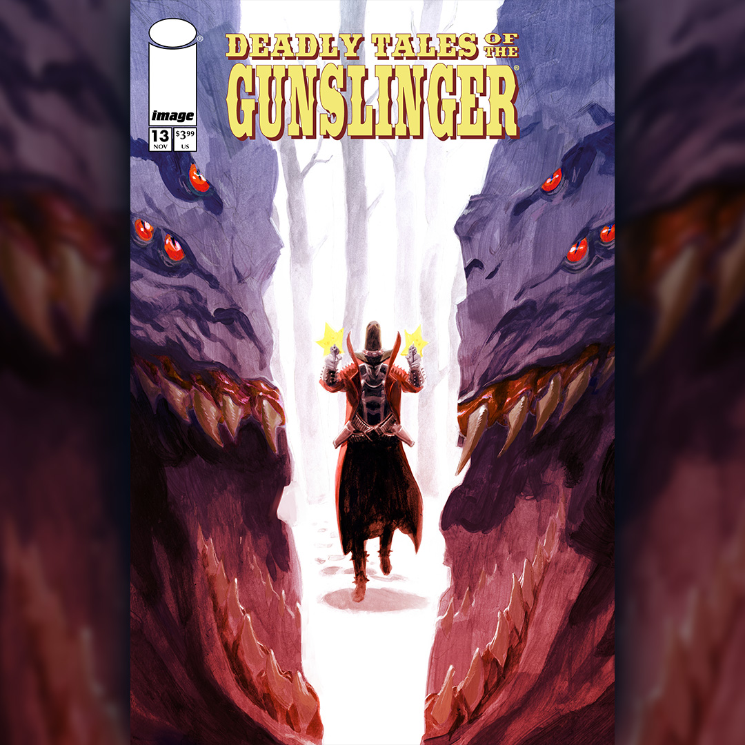 Todd_McFarlane's tweet image. COOL cover for DEADLY TALES OF THE GUNSLINGER #13 by @failla_comics!
On shelves at your LCS on February 11. Pre-order before January 19 to secure yours.
TODD.

Writer: @jpalmiotti
Artist/Inker: Patric Reynolds
Colorist: Luis NCT
Letterer: Tom Orzechowski

#DTGS #gunslingerspawn…