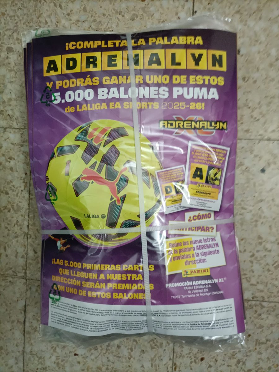 CDESFUBASA95's tweet photo. 📷I N F O📷

Una vez más, gracias a las Gestiones de M.A.
PANINI ha mandando para nuestros pequeños leones/as  y nos ha hecho entrega, 
de los álbum de cromos coleccionables, 
ADRENALYN  Oficial La Liga 25/26, 
para  Nuestros Clubs.   

Gracias PANINI!!  PASIÓN ROJA

📷 🦁 📸 https://t.co/ohtzZHbpUU
