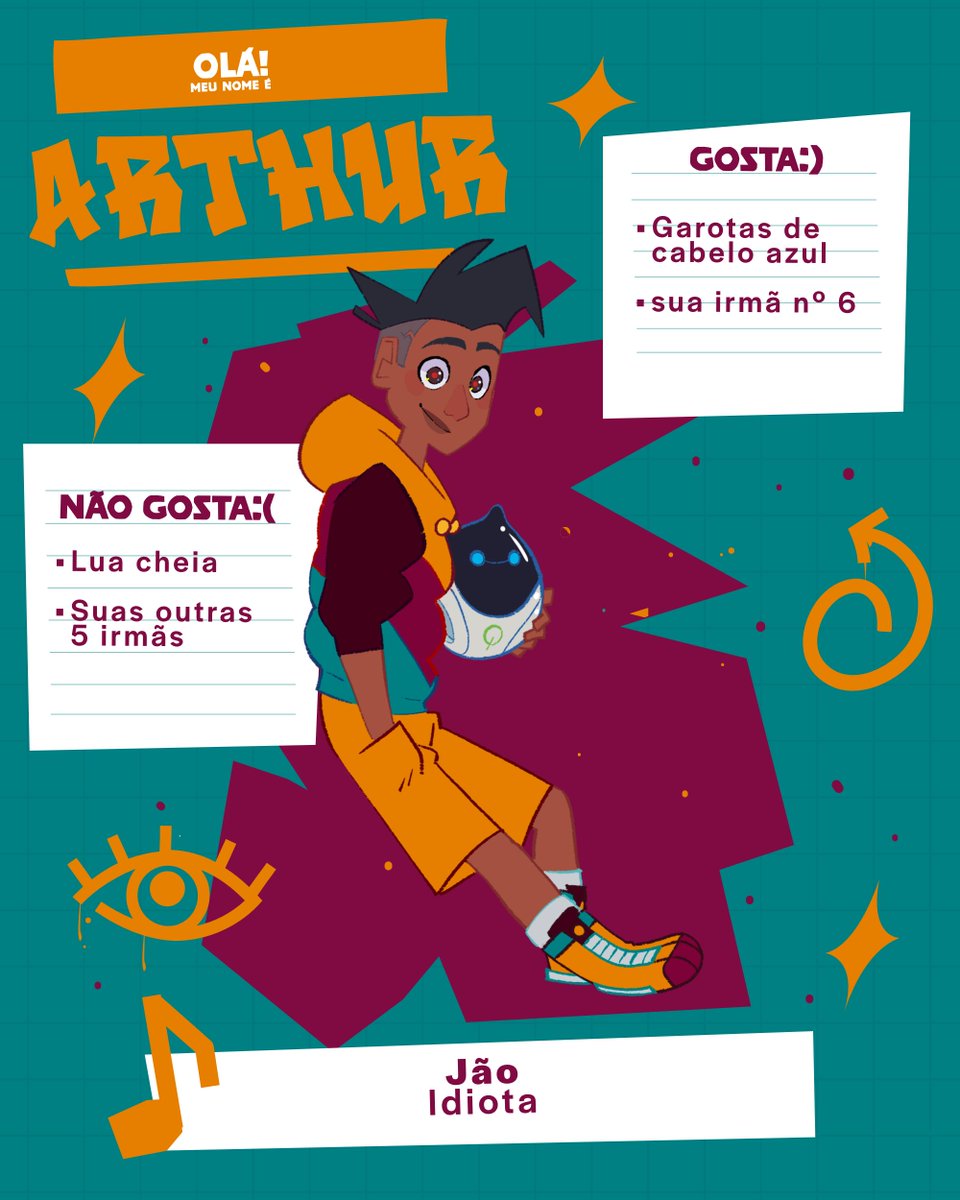 leoceszar's tweet image. com vocês, o BONDE DA SASHA ⭐

CURIOSIDADE: Na minha monografia do TCC de Favela Magica, quando falei sobre design de personagens eu referenciei o artista @caiomartinsart . E agora, dentro do Combo Studio,  chamamos o próprio Caio para fazer o design novo dos personagens!