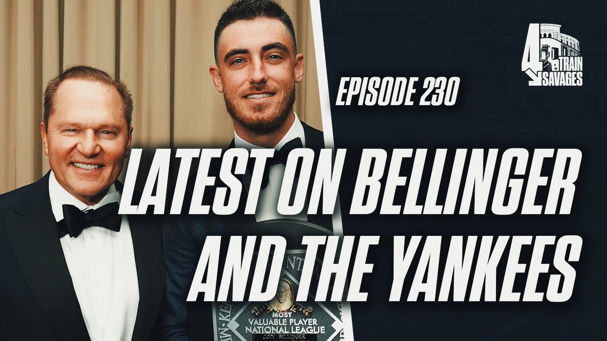FourSavages's tweet image. 🚨Episode 230🚨

The Latest on Cody Bellinger and the Yankees

◻️ Belli wants $200M plus? 🤯

◻️ Trade for Ryan Weathers 🌞

◻️ A chance for Freddy Peralta? 🤔

◻️ Bader, Robert Jr. backup options 😬

📽️➡️ youtube.com/@fourtrainsava…