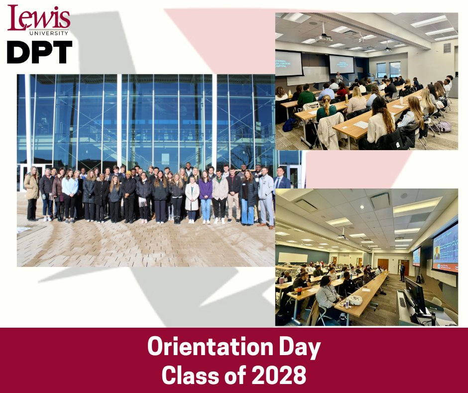 LewisDPTFlyers's tweet image. Welcome to #LewisDPT, Cohort 2! 🎉 We’re thrilled to kick off the journey with 32 incredible students in the Class of 2028. Orientation Day is just the beginning—let’s learn, serve, and lead together. 💪🩺 #DPTStudent #FuturePT #LewisU