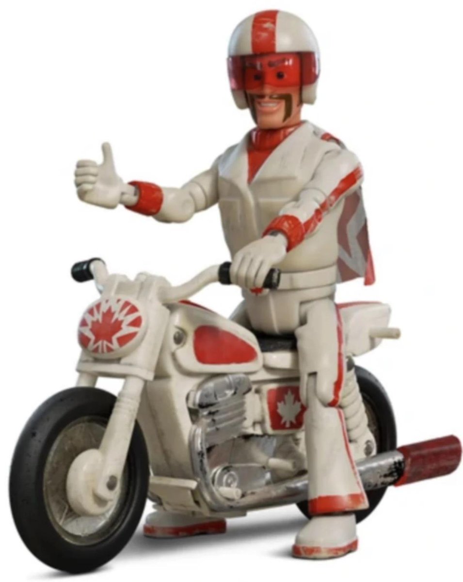 Why does Stephen on #TheTraitorsUK look like Duke Caboom from <a href="/toystory/">Toy Story</a>