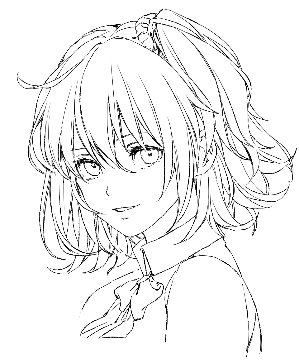 ソロモンの顔の描き方定まらん 