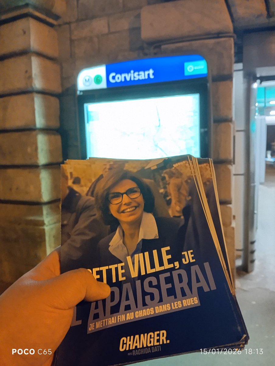 chang_hua's tweet photo. Accueil enthousiaste : 
✅Ⓜ️ Glacière 
✅Ⓜ️ Corvisart 
Pour un #Paris2026 #Apaisé #Rassemblement @AvecDati2026
cc @MoDem75013 @JDemParis @MoDem_Paris
🗳️🚀🚀🚀🫰😉👍💙♥️ https://t.co/Do0S7bfPmZ