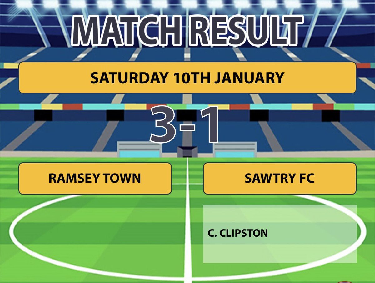 Sawtry FC tweet media