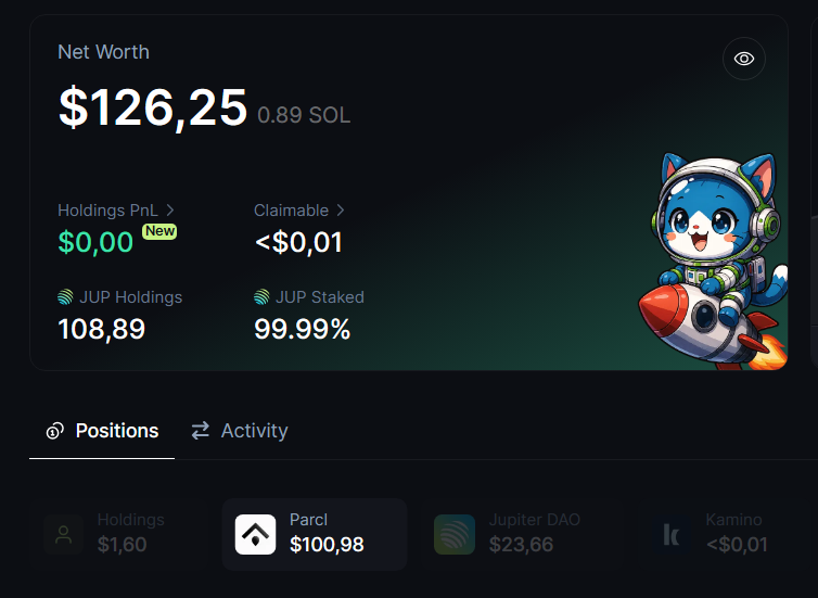 PerpAlpha's tweet image. I can confirm @jup_portfolio is a must to check forgotten positions and airdrops!

On EVM chains I am using @DeBankDeFi  so pretty clair on positions but I had no tools in mind for my SOL wallet...

Happy to have found forgotten USDC on Parcl, 1.5 years ago 😆😅