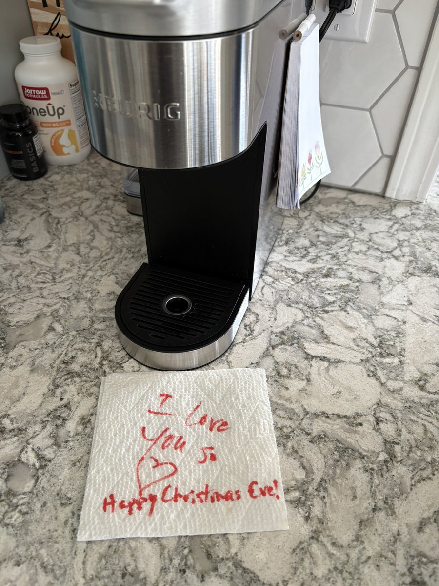 NancyDeMoss's tweet image. Late the night of Dec 23, I left this note for @robertwolgemuth to find when he got up for his early morning coffee. 

He had not been feeling well. Early Christmas Eve morning, I took him to the ER, as he was in pain, struggling to breathe.

He declined quickly and within a few…