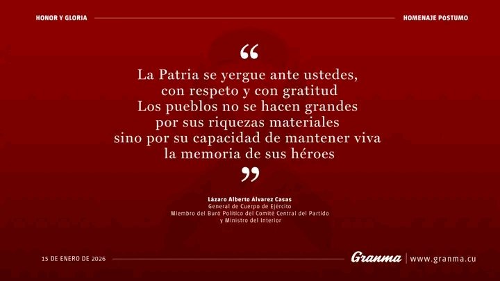 #HonorYGloria #CubaEsCorage