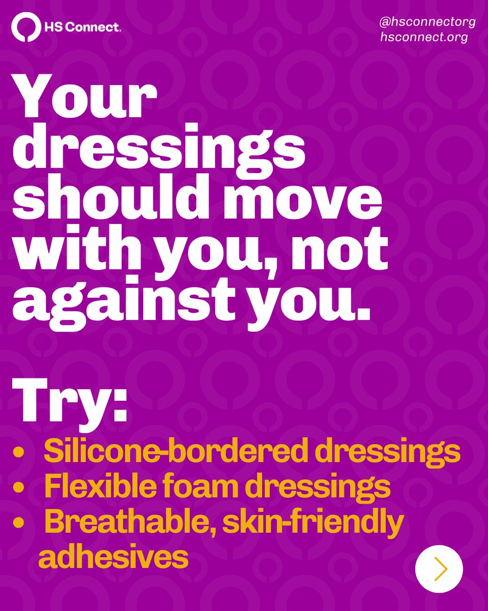 HSConnectOrg's tweet image. HS wounds need gentle, specialized care, not guesswork.
We’ve gathered trusted wound care products made with HS in mind.
Go to hsconnect.com/wound-care to learn more. 🖤 

#HSConnect #HidradenitisSuppurativa #HSAdvocacy #Advocacy #SupportGroups"