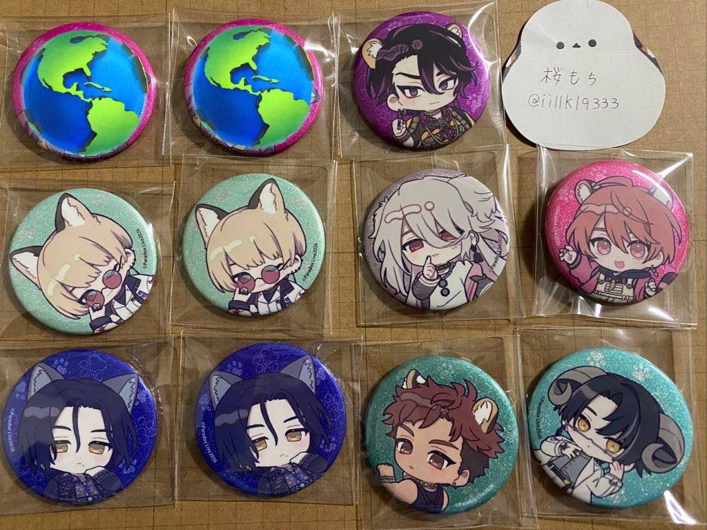 交換】 Paradox Live パラライ 新宿マルイアネックス 譲￤缶バッジ