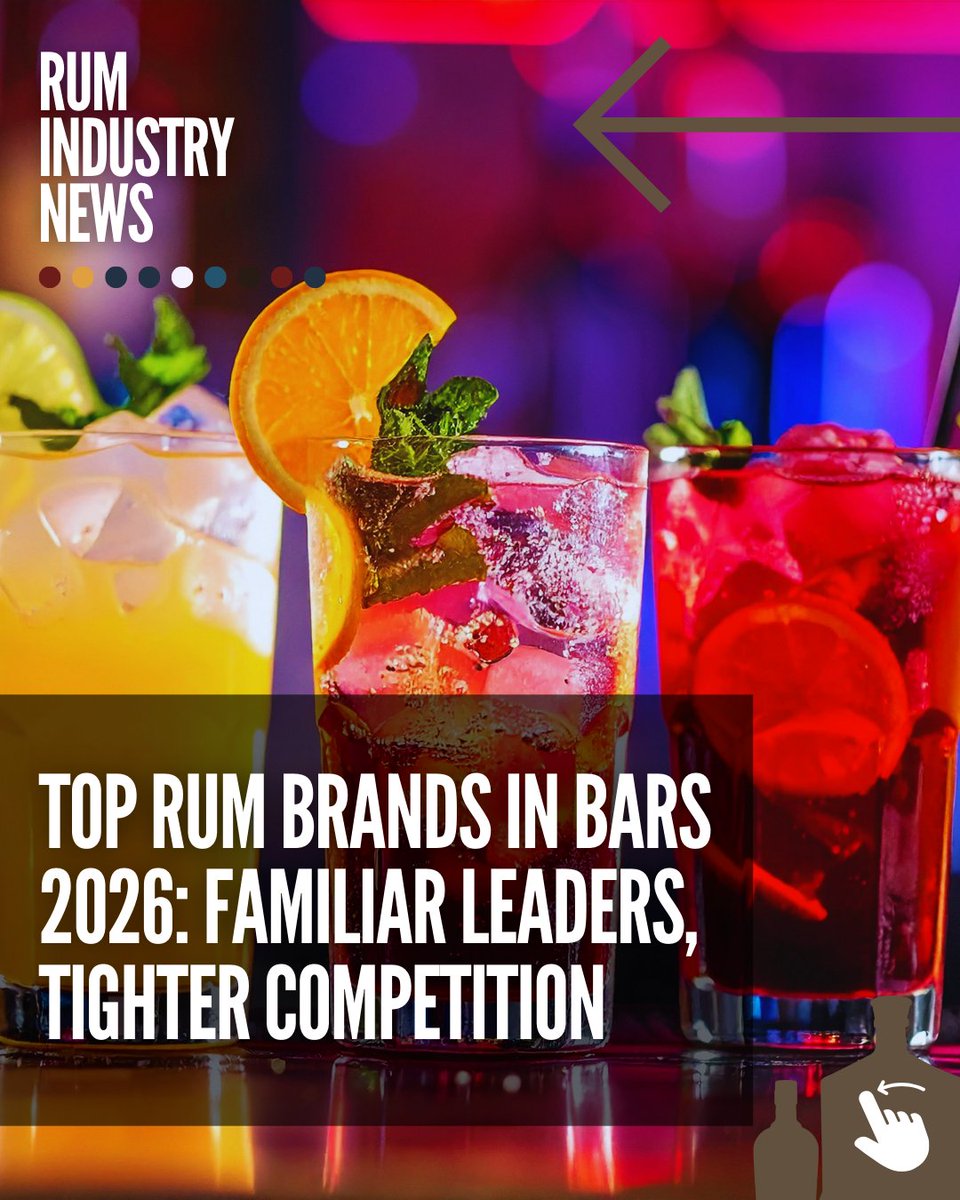 therumlab's tweet image. The 2026 Drinks International Rum Report is out! 🥃 Bacardi, Havana Club &amp;amp; Planteray still lead, but the gap is closing fast. Plus, a surprise No. 1 trending win for Haiti’s Clairin!

📊 Read the full analysis here: 
therumlab.com/top-rum-brands…

#TheRumLab #RumNews