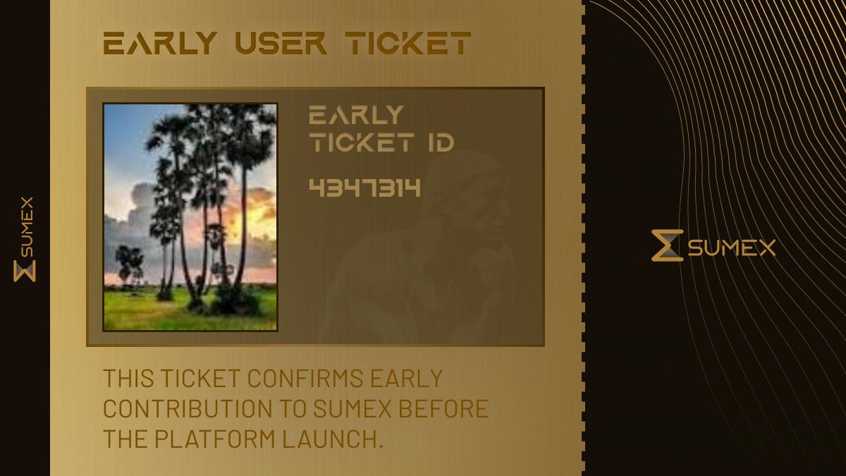 I want to become one of the EARLY BIRDS in <a href="/Sumex_Labs/">SUMEX | Web3 SuperApp</a>!

Only 15,000 roles - and they’re getting claimed fast.

Their first OG-PASS wave was claimed in just one day, I’m not missing this one.

TGE SOOOOOON!

btw - check out my excellent ticket