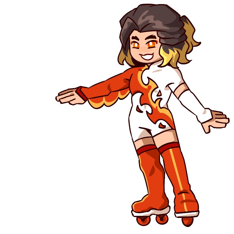 This is actually not considered a trailer, but rather a design reference for the identity exchange AU introduction page. However, I only intend to treat it as a small sketch. So this is from when someone was young… A little flame-caramel pudding on wheels.