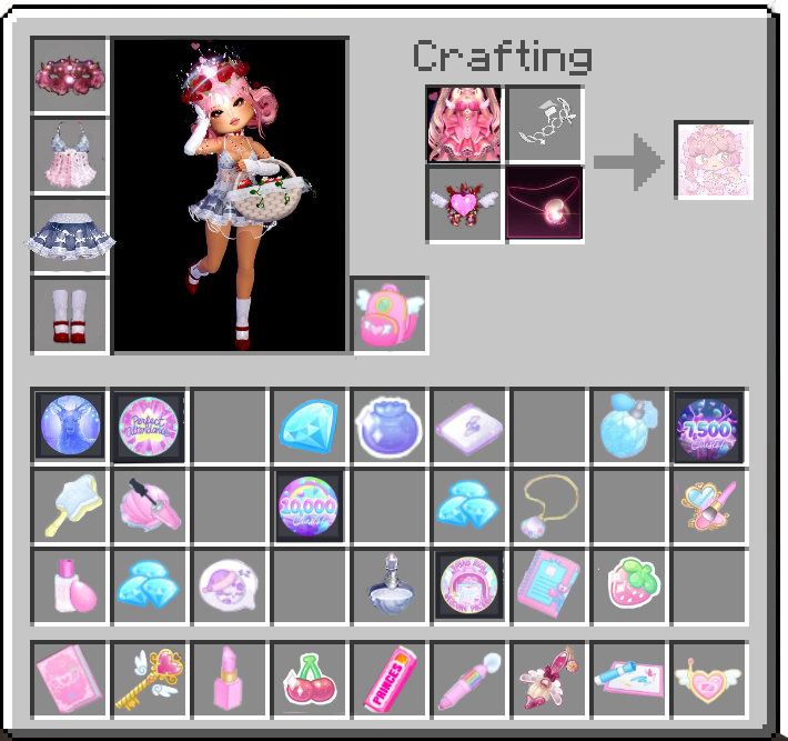 evervvi's tweet image. saw one on tiktok with a diff game so I made a rh version  quickly!!
🌟

#royalehigh