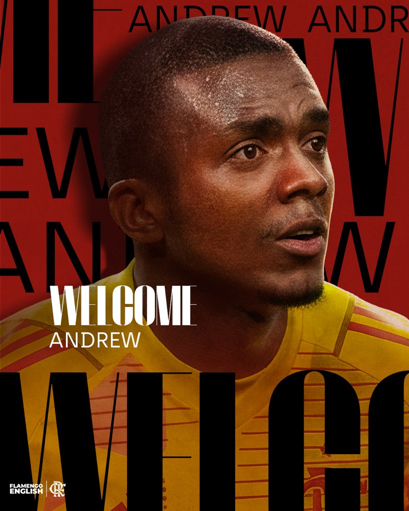 Flamengo_en's tweet image. Welcome to Flamengo, Andrew! ❤️🖤