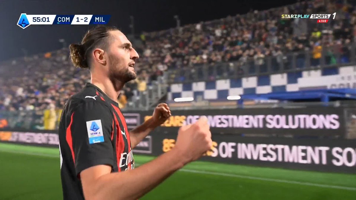 أدريان رابيو يضيف الهدف الثاني للميلان 