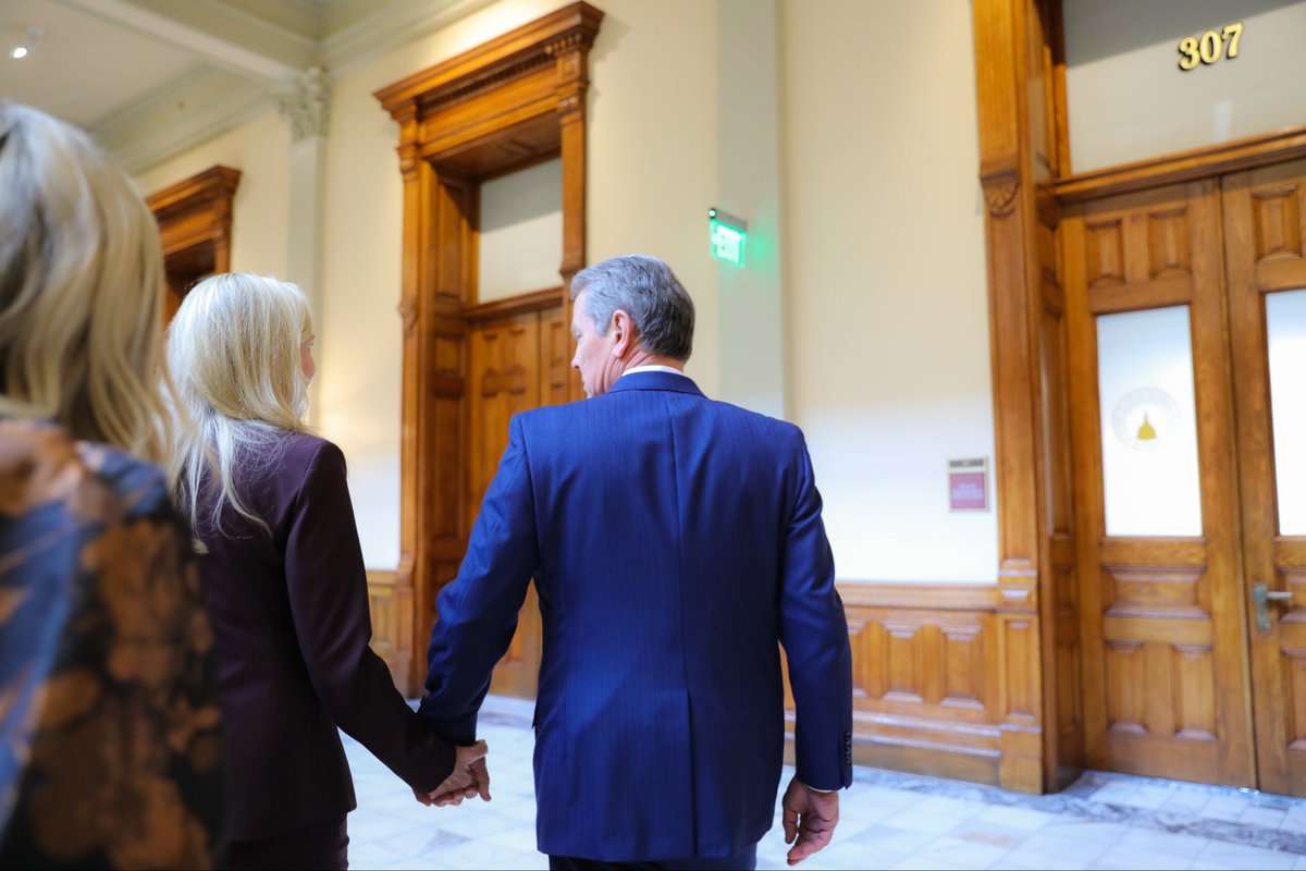 It was my distinct privilege to address the General Assembly this morning and deliver my final State of the State speech as Georgia's governor. 

My family and I have been honored to serve our fellow Georgians these last 7 years, and we look forward to finishing the race and