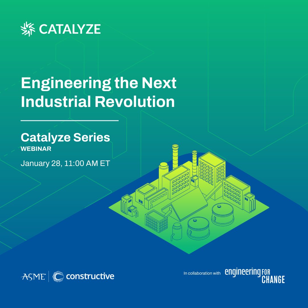 engineer4change's tweet image. Join the Catalyze Series virtual discussion to explore how clean industry is scaling up. The tech works. Now it’s time to build big.

Apply Now!
🔗engineeringforchange.org/webinars/catal…

#CATALYZESeries #Decarbonization #EngineeringTheFuture