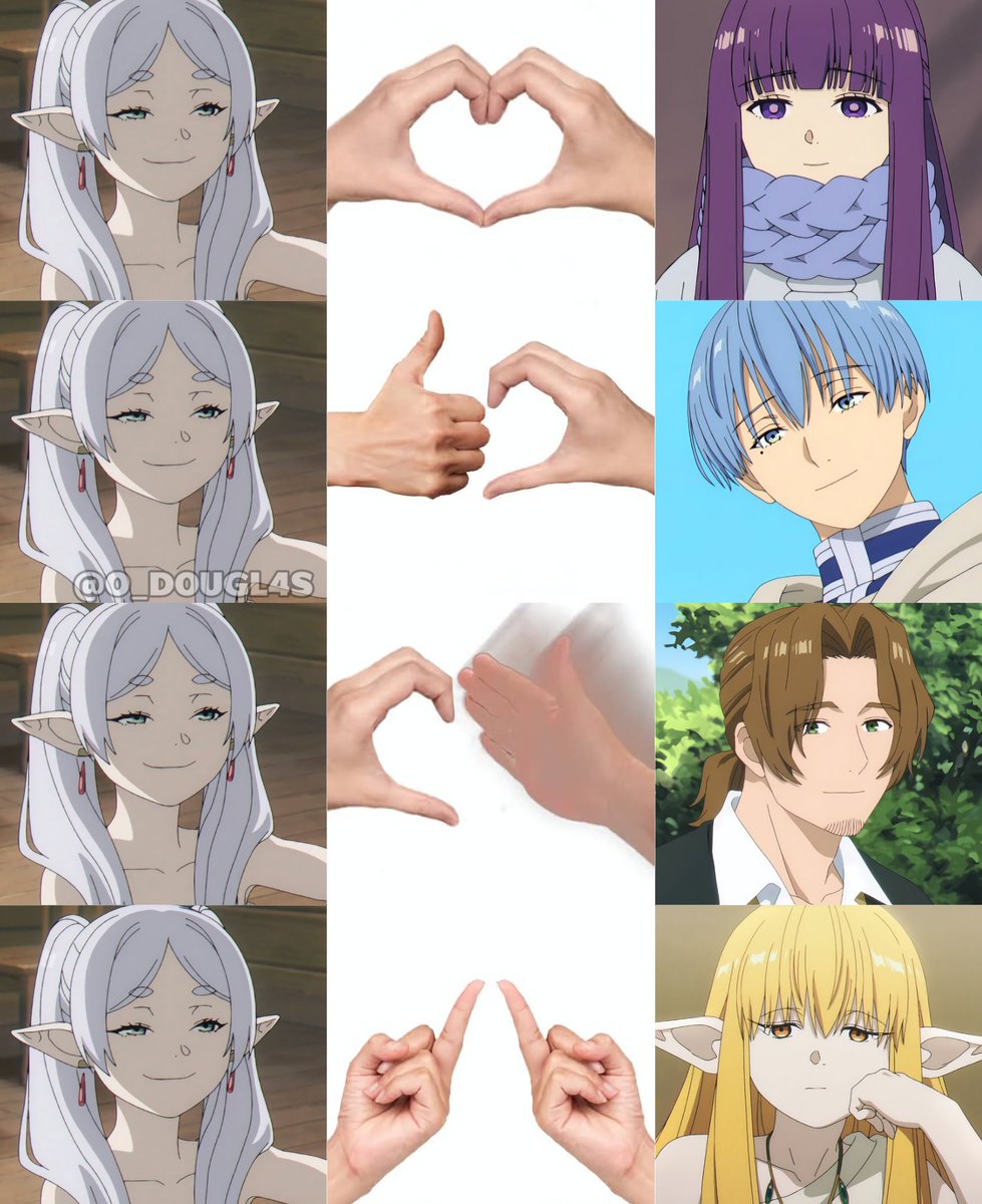 O_Dougl4s's tweet image. Dinâmicas em Frieren