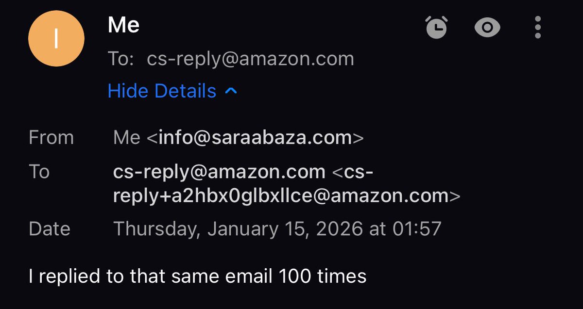 Saragod's tweet photo. @AmazonHelp https://t.co/C9EwwQfUFs