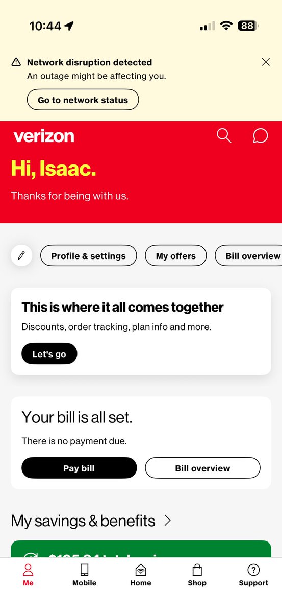 IzacTrainer's tweet photo. @VerizonNews Where in the app do we request the credit? https://t.co/mWFdlNj6Xt