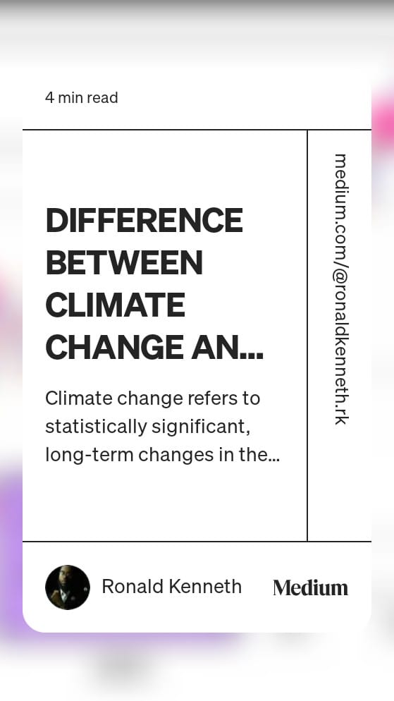 realronaldken's tweet photo. “DIFFERENCE BETWEEN CLIMATE CHANGE AND CLIMATE VARIABILITY“ by Ronald Kenneth

 https://t.co/Tb3Nf7kvqG https://t.co/QVjDDo2u9n