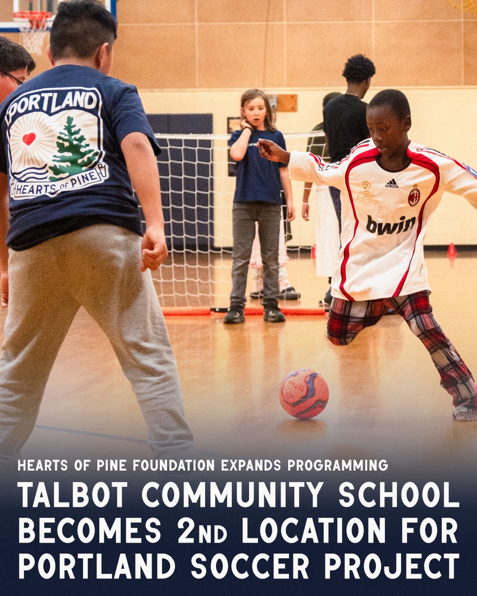 hearts_sc's tweet photo. Soccer for Good ♥️

We're thrilled to announce that we'll be extending our Portland Soccer Project after school programming to Talbot Community School, the program will kickoff at its second location in February and run twice weekly through the remainder of the school year. https://t.co/LlLISUytwz