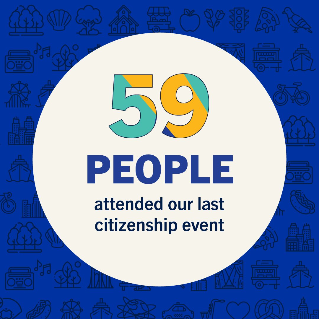 CUNYCitizenship's tweet photo. Last Saturday, 59 permanent residents attended our citizenship event in Brooklyn! Thanks to NYC Council Members Crystal Hudson, Darlene Mealy, @CMSandyNurse, and @CMChiOsse for partnering with us. https://t.co/sOZncfYoOH