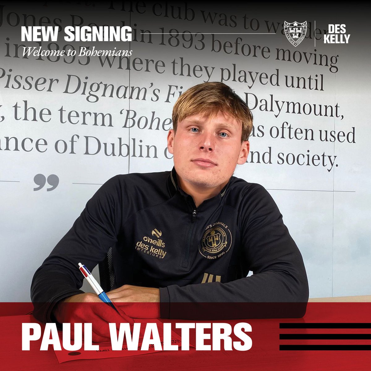 ✍️Bohemian FC is delighted to confirm the signing of goalkeeper Paul Walters, who joins on a season-long loan from MLS side FC Cincinnati: bohemians.ie/goalkeeper-pau…