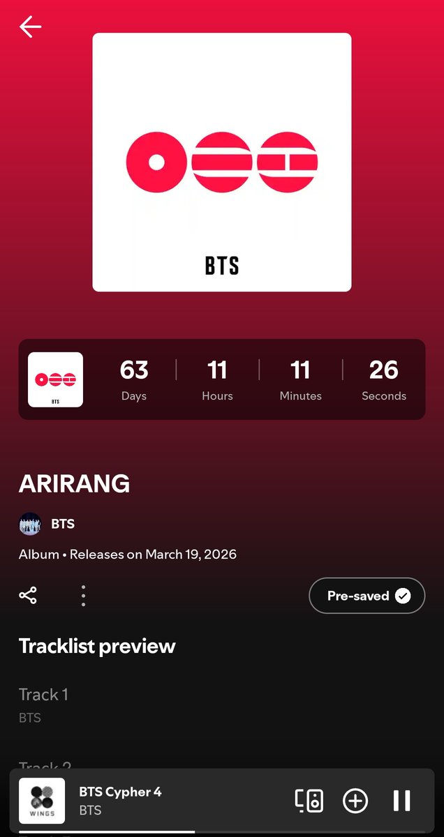 is_ruuu's tweet photo. @pjmIesviu ARIRANG IS COMING
BTS IS COMING
#BTSComeback2026 https://t.co/ti1mCDL6qy