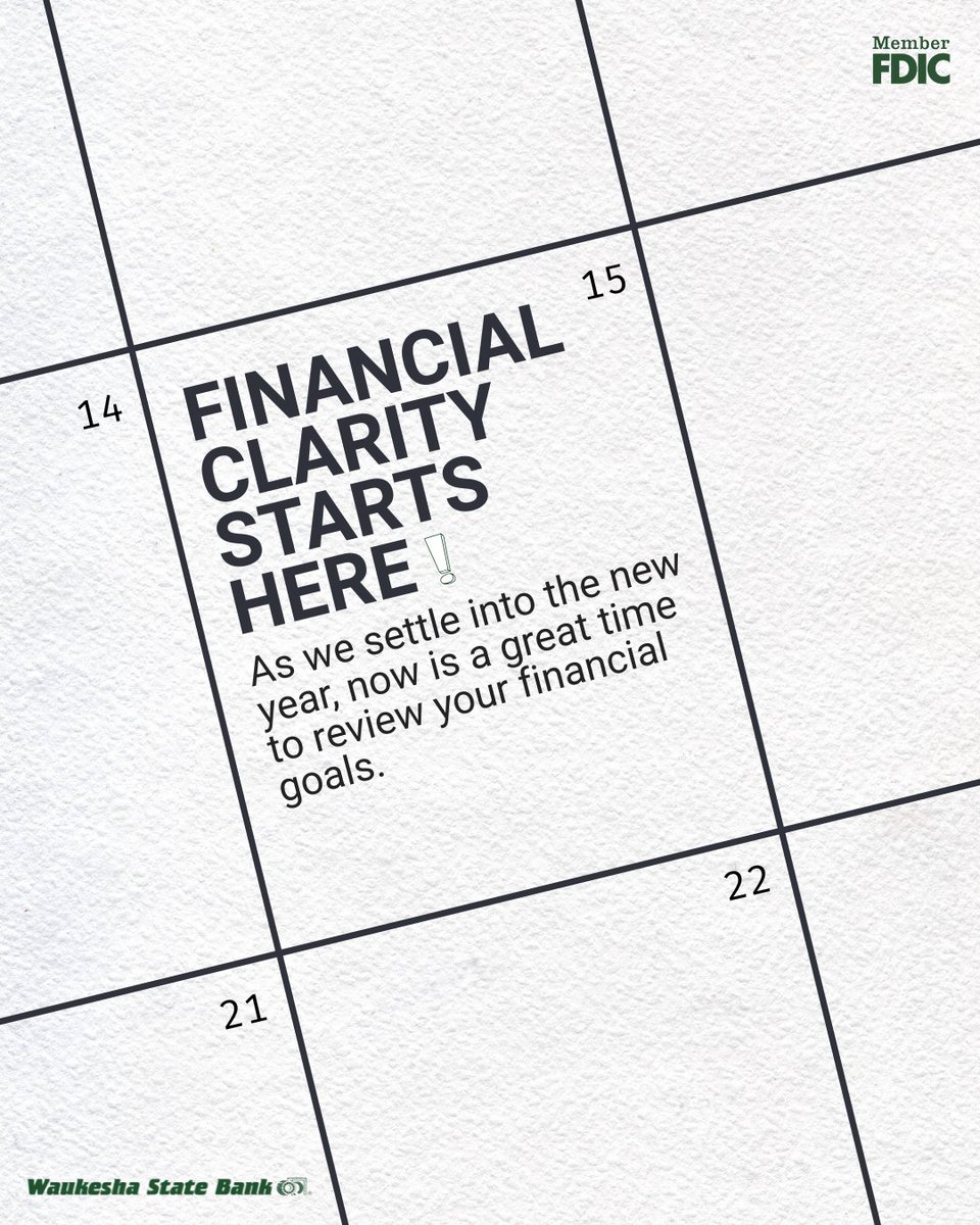 A new year brings new opportunities to focus on your financial goals. Whether you’re planning a major purchase, growing your savings, or managing cash flow, our experienced bankers are here to help you build a plan that fits your life. Contact one of our bankers to get started.