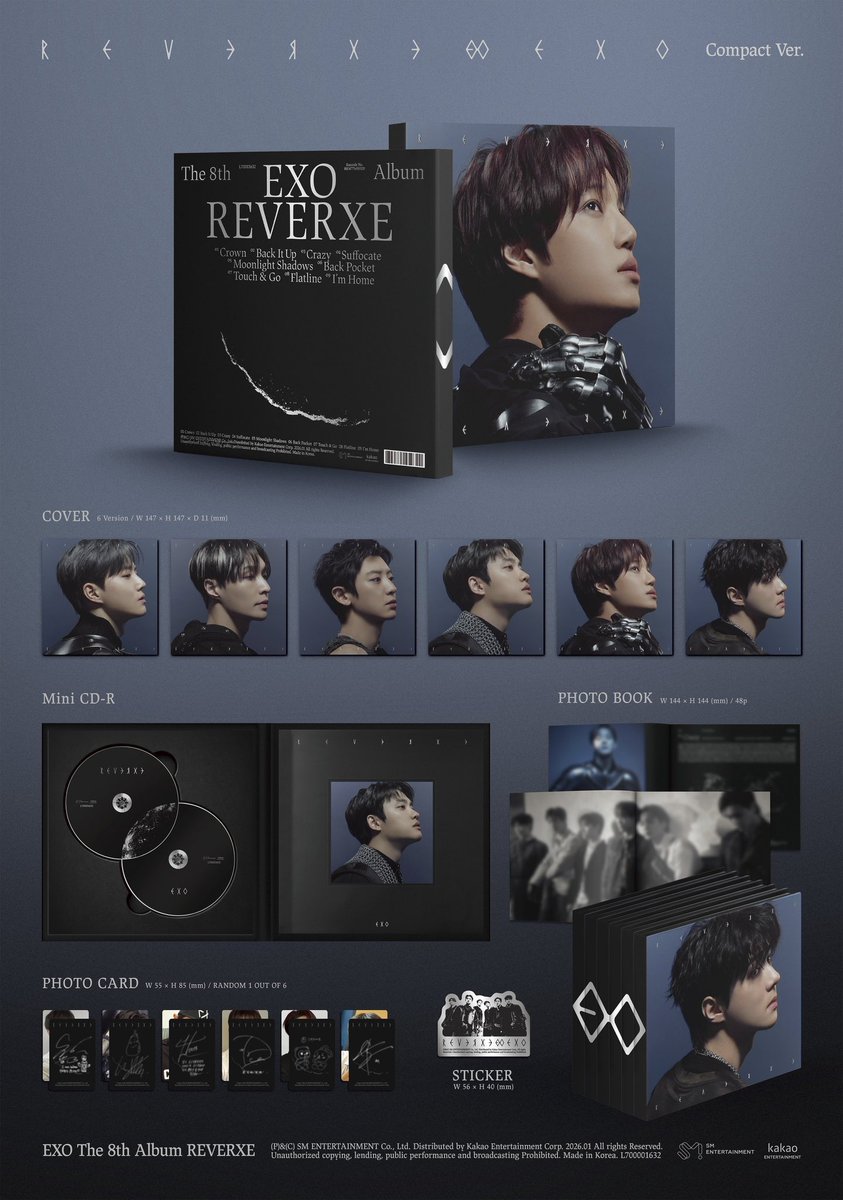 bobbasehun's tweet photo. [ PO ] EXO - The 8th Album 【REVERXE】

Photobook (400gr)
💸 330k dp 190k  
ex-vision ver. (300gr) 
💸 635k dp 450k
big smini ver. (100gr) 
💸 190k dp 145k

Web: Ktown 
✅ ems tax
✅ sharing ver.
✅ go line
❌ packing
📍 SBY, Jawa Timur https://t.co/EV5gY3gerq
