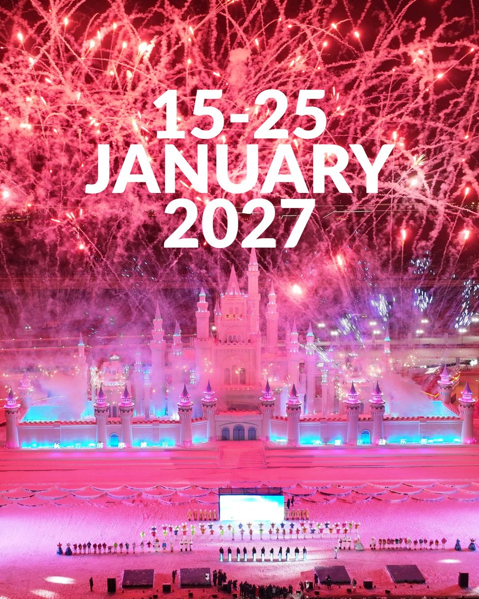 Changchun 2027 Winter Universiade: The Journey Starts Now! ❄️🤍
Lights across Changchun shine bright as we start the one-year countdown to Winter Universiade 2027! ⏳✨

#Unisport #FISUGames #Wintergames #Wintersports #Skiing #Snow