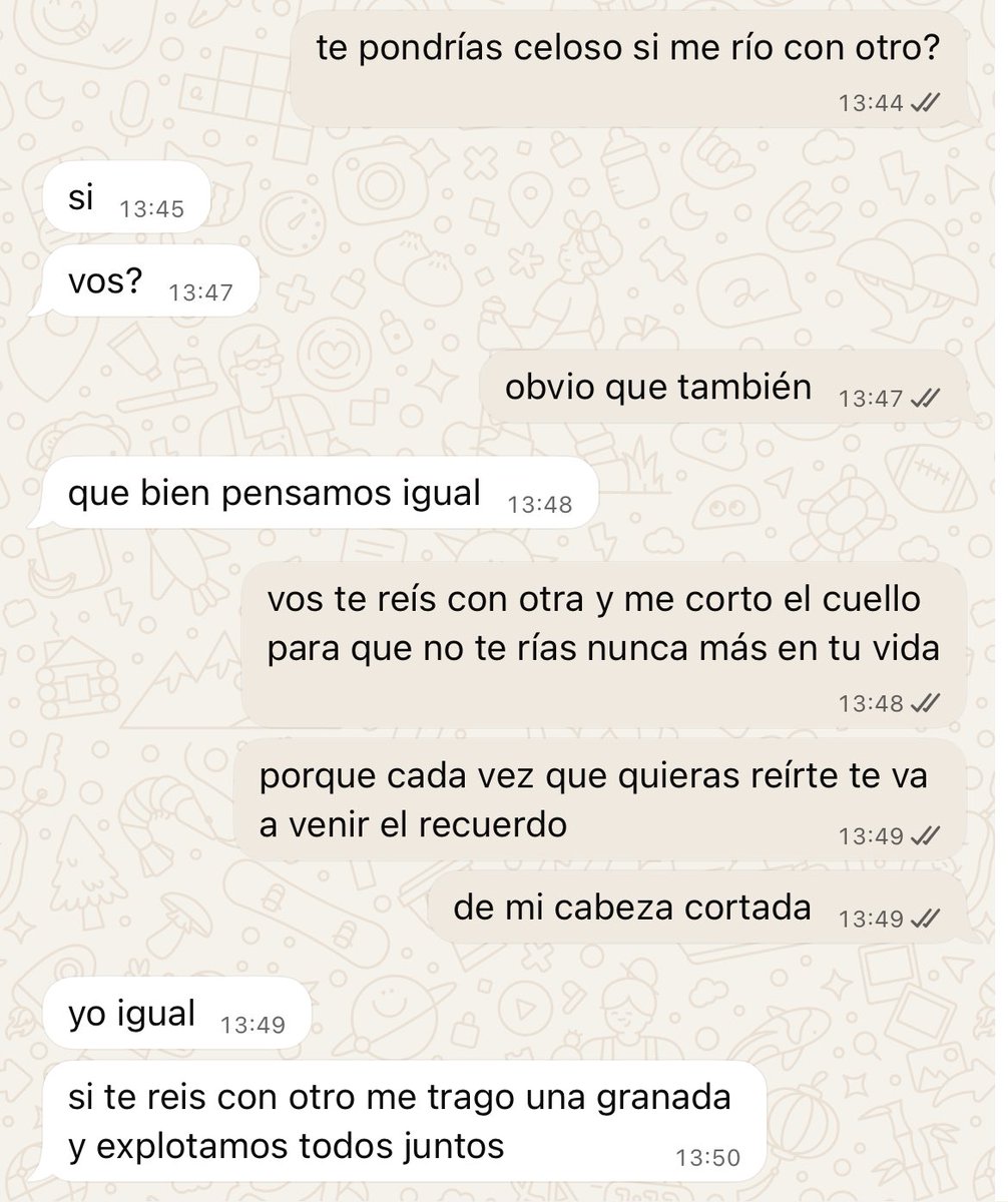 guaddamoyano's tweet image. la conversación más tranqui que tenemos con mi varón