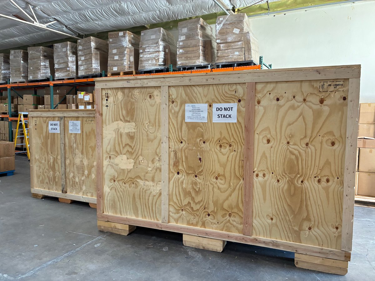 Best part about being a COO at a small #biotech and #skincare company like <a href="/FactorFiveSkin/">FACTORFIVE Skincare</a> is that sometimes I get to formulate products, some days I get to grow #stemcells, and other days I get to use a forklift to receive awesome new filling equipment from CDA!