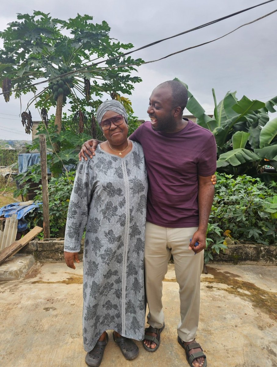 taadelodun's tweet image. I found this book in my parents room and it took me back to the story that shaped my life.

At 5 years old, my mother said something that changed my life forever.

"Wale, we have no money, and we can't afford this school.

But there is a scholarship, and you must come top of your…