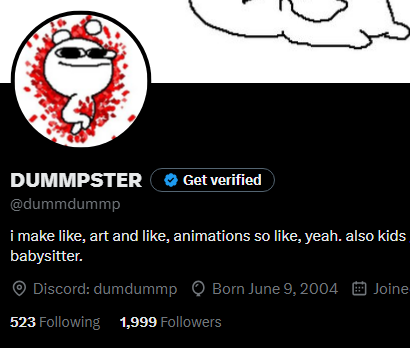 DUMMPSTER tweet media