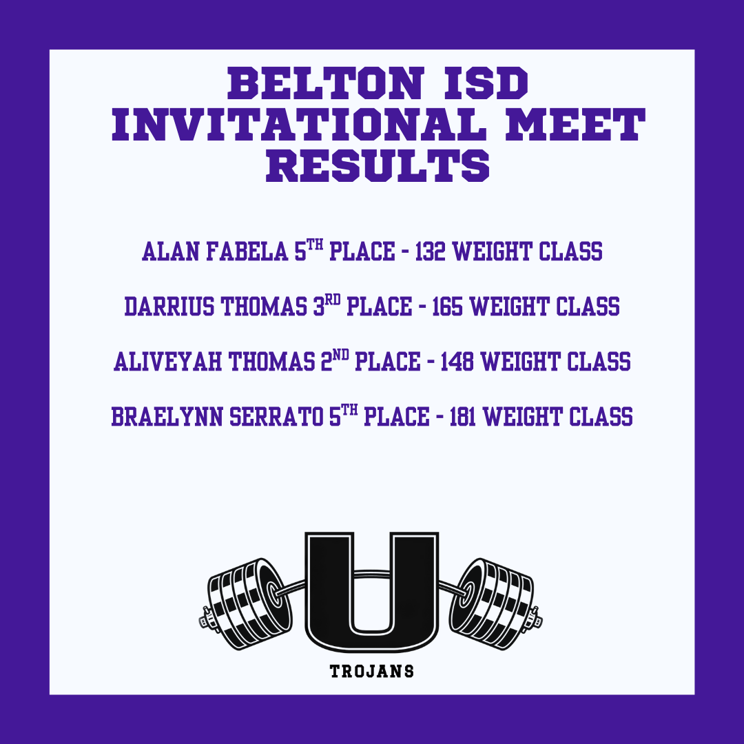 UHSPowerlifting's tweet photo. Congratulations to the following powerlifters on their performance at our first meet of the season! #TrojanStrength #ItsAllAboutTheU #IronSharpensIron #THSPA #THSWPA https://t.co/McpQOvoVu3